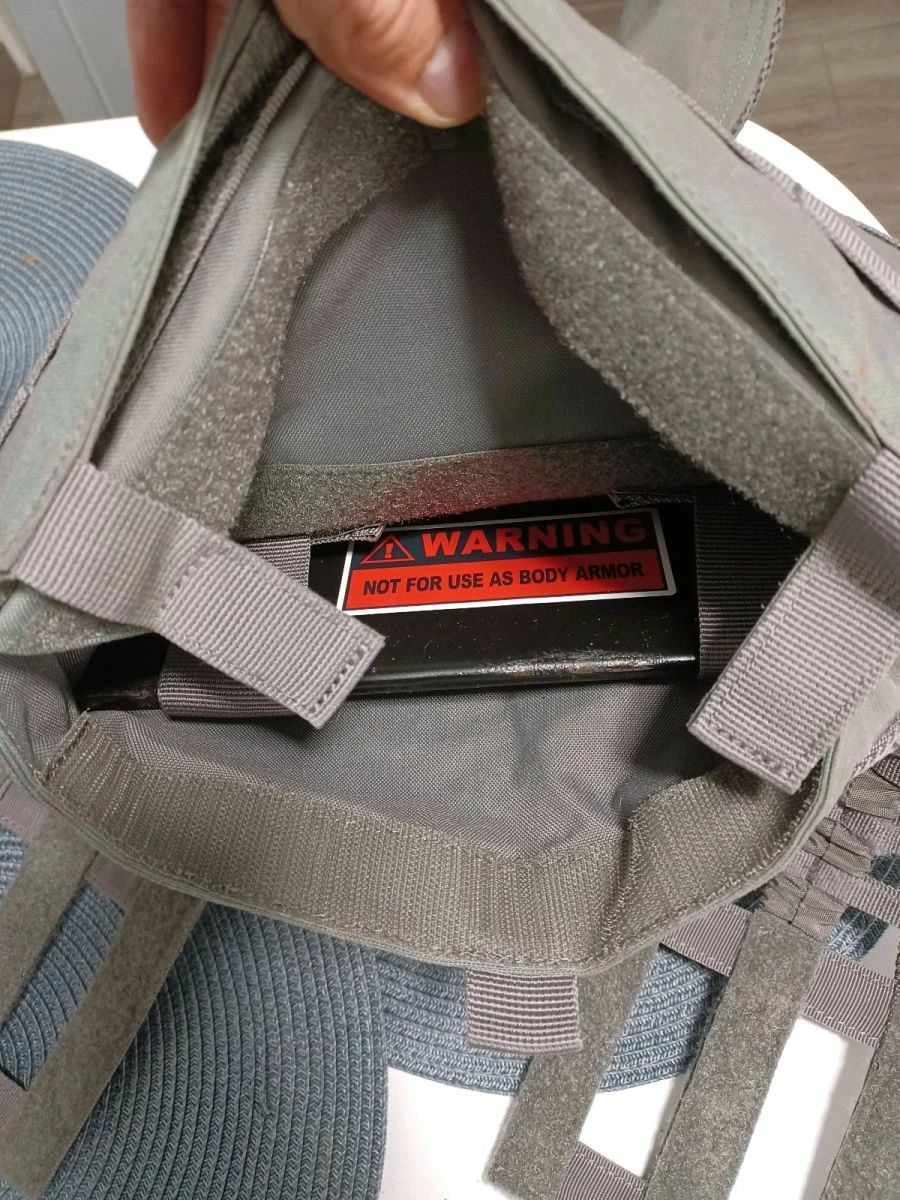 Vendora Γιλέκο 5.11 Tactical χρώμα Grey Storm μαζί με τις πλάκες του 10kg - Image 4