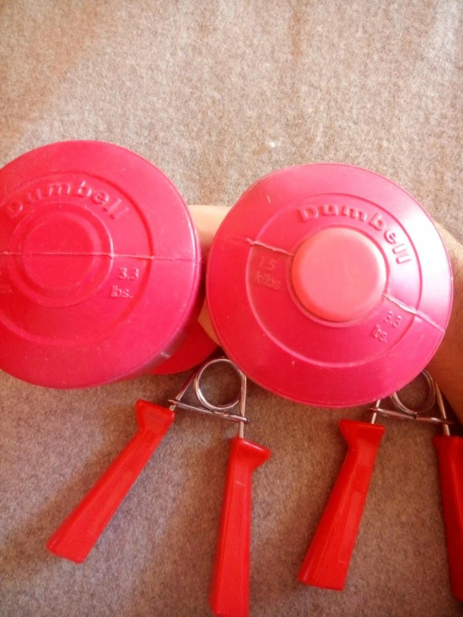 Vendora Μονόζυγο πόρτας, Βαρακια 1,5 κιλου συν Όργανα ενδυνάμωσης καρπού χεριών - Image 4