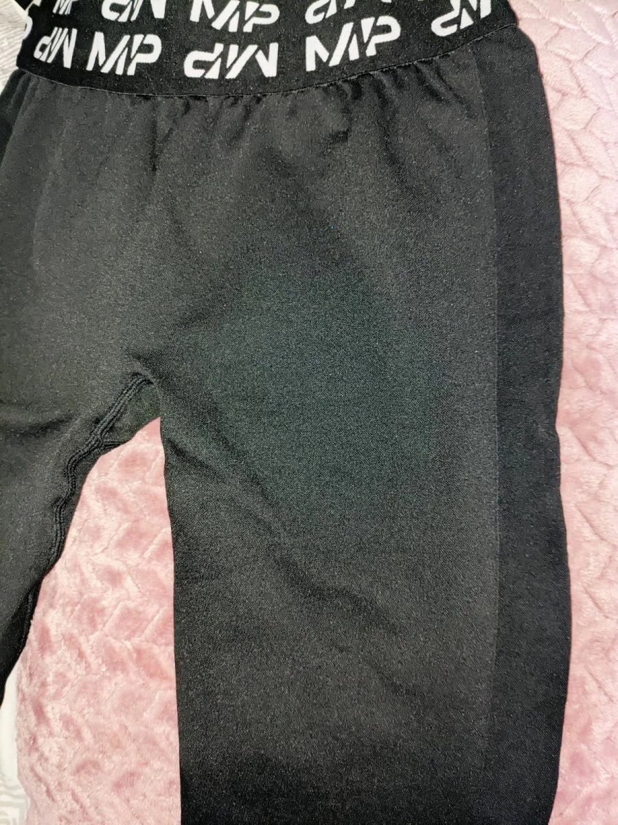Vendora Καινούριο My Protein Curve Leggings μαύρο κολαν γυμναστικής χωρις ραφές, Medium, με λάστιχο στην μεση, συσφικτικό. - Image 3