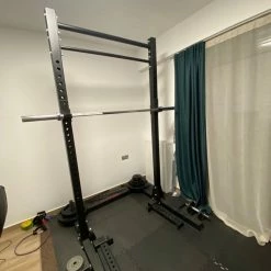 Vendora Half Rack Axxon (μαζί μπάρα, δισκοι, πάγκος, δίζυγο)