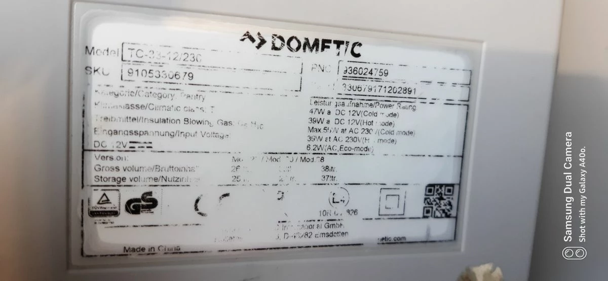 Vendora Dometic CoolFun Ηλεκτρικό Φορητό Ψυγείο 40lt 12V - 229V - Image 10