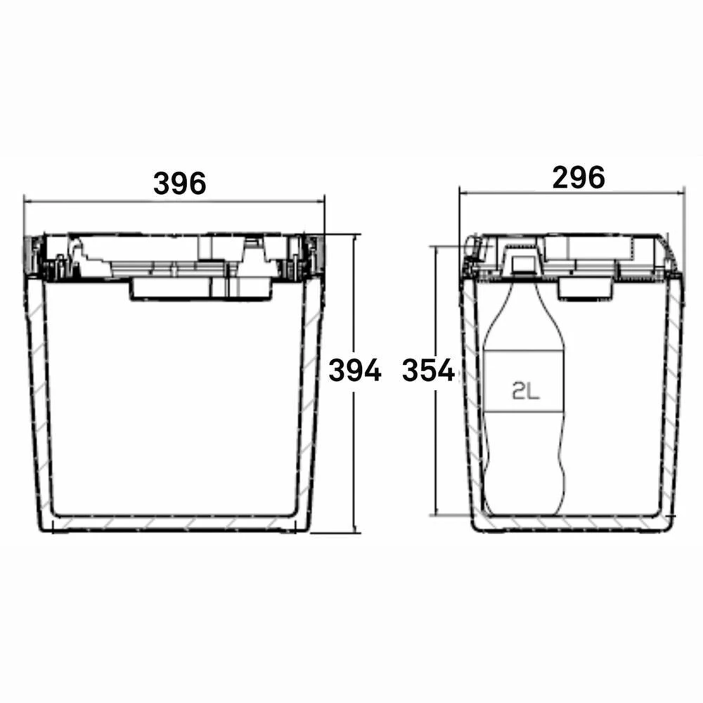 Vendora Dometic CoolFun Ηλεκτρικό Φορητό Ψυγείο 40lt 12V - 229V - Image 9