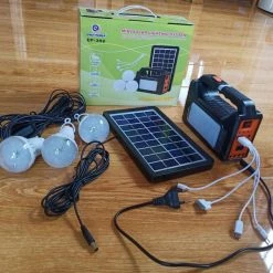 Vendora QY-371 - ΗΛΙΑΚΟ ΣΥΣΤΗΜΑ ΦΩΤΙΣΜΟΥ-3 ΛΑΜΠΕΣ ΜΕ ΠΑΝΕΛ ΓΙΑ ΕΞΟΧΗ-ΔΙΑΚΟΠΕΣ