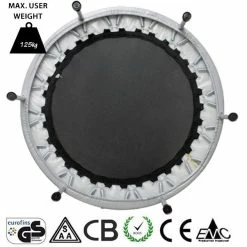 Vendora Τραμπολινο 1m Επαγγελματικο Extra Αντοχής 40'' Silver