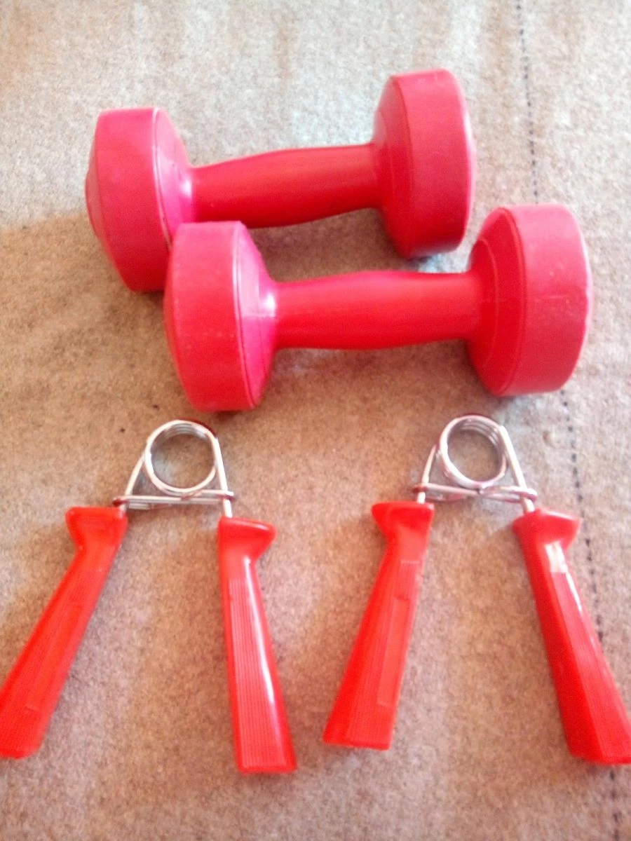 Vendora Μονόζυγο πόρτας, Βαρακια 1,5 κιλου συν Όργανα ενδυνάμωσης καρπού χεριών - Image 3