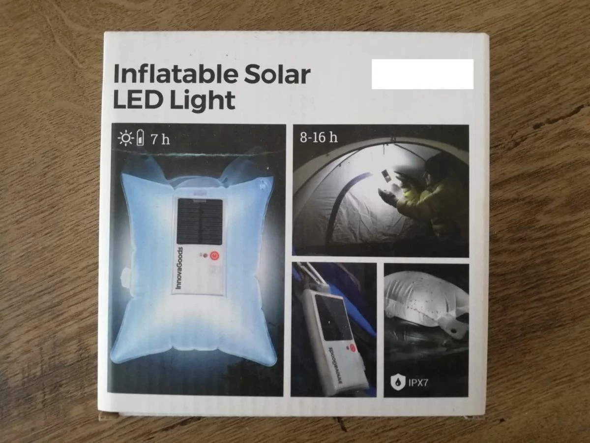 Vendora Φουσκωτό Ηλιακό Μαξιλάρι με LED InnovaGoods